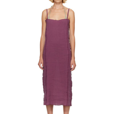 Baserange Purple Shok Slip Midi Dress