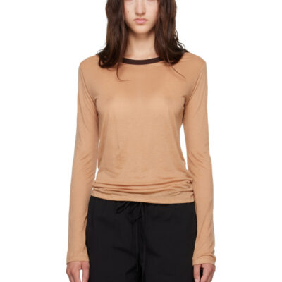Baserange Tan Racer Long Sleeve T-shirt