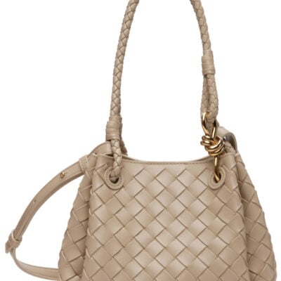 Bottega Veneta Beige Small Parachute Bag