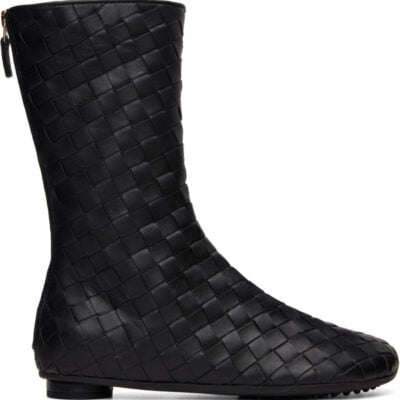 Bottega Veneta Black Anatomic Boots