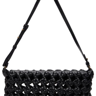 Bottega Veneta Black Square Knot 20 Bag