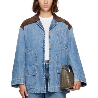 Bottega Veneta Blue Vintage Denim Jacket