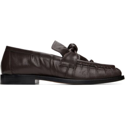 Bottega Veneta Brown Astaire Loafers