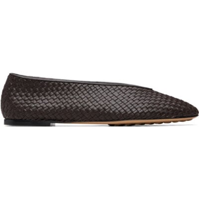 Bottega Veneta Brown Rosa Ballerina Flats
