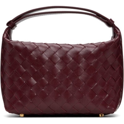 Bottega Veneta Burgundy Wallace Bag