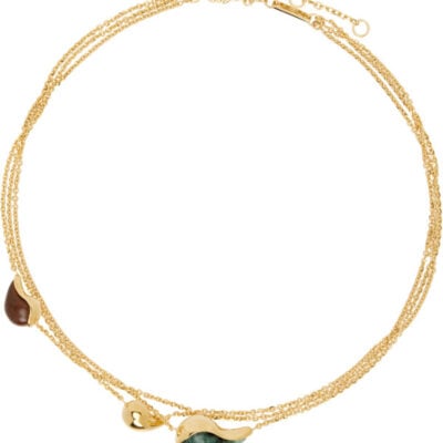 Bottega Veneta Drop Marble Necklace