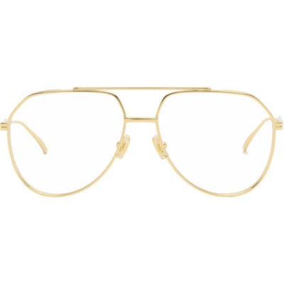 Bottega Veneta Gold Ribbon Glasses