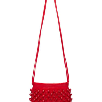 Bottega Veneta Red Beaded Small Dustbag