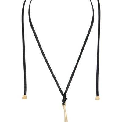 Bottega Veneta Sardine Leather Necklace