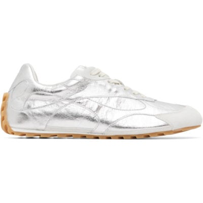 Bottega Veneta Silver Orbit Flash Sneakers