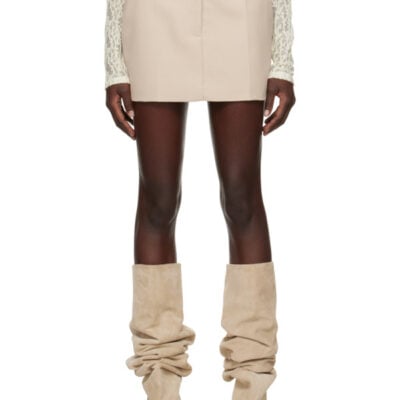Camilla And Marc Beige Rhett Miniskirt