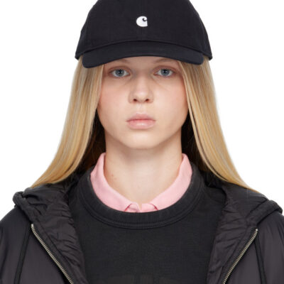 Carhartt WIP Black Madison Logo Cap
