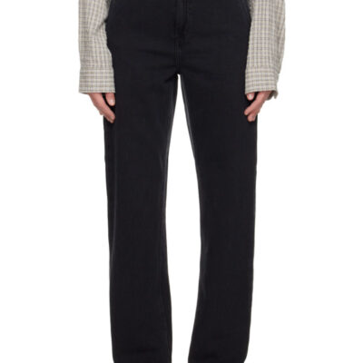 Carhartt WIP Black Pierce Straight Jeans