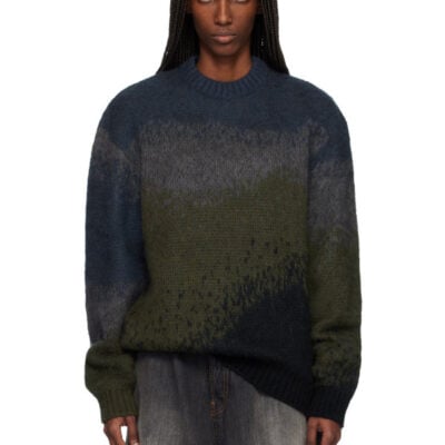 Carhartt WIP Navy & Green Tinley Sweater