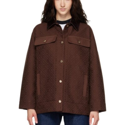 Casablanca Brown Workwear Jacket