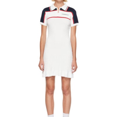 Casablanca Off-White Knit Tennis Polo Minidress