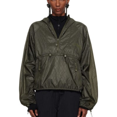 Cecilie Bahnsen Khaki The North Face Edition Marlowe Pullover Wind Jacket