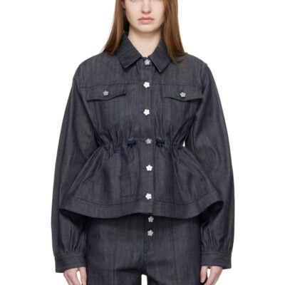 Cecilie Bahnsen Navy CBcandida Denim Jacket