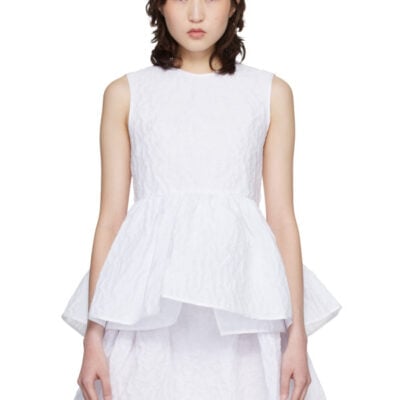 Cecilie Bahnsen White CBea Top