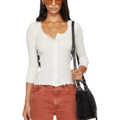 Chloé Off-White Fitted Top