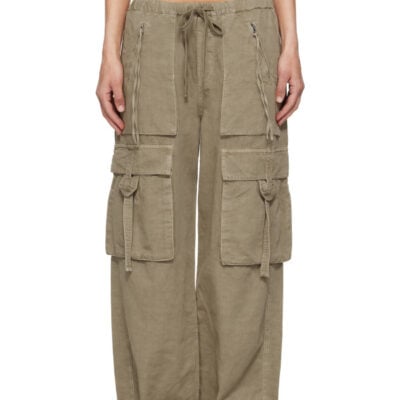 Citizens Of Humanity Beige Andira Pull On Trousers