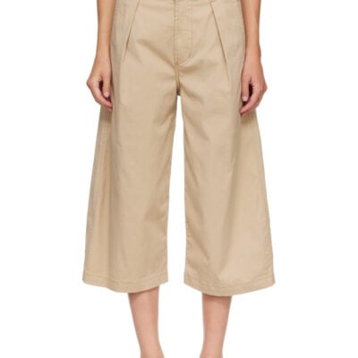 Citizens Of Humanity Beige Cocoon Culotte Trousers