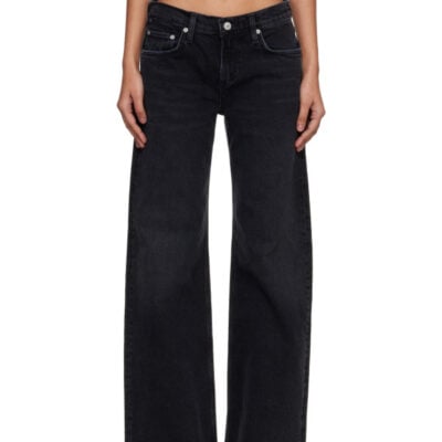 Citizens Of Humanity Black Nora Trouser Leg Jeans