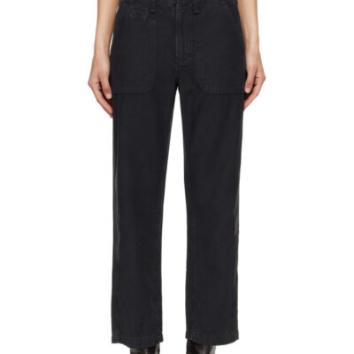 Citizens Of Humanity Black Winslow Utility Trousers