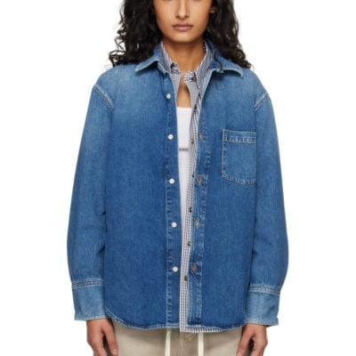 Citizens Of Humanity Blue Carter Denim Shirt