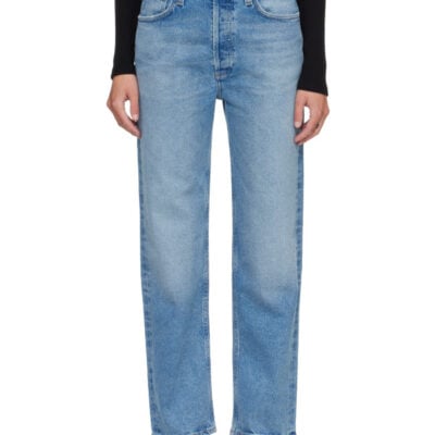 Citizens Of Humanity Blue Delfina Straight Jeans