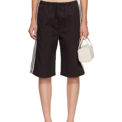 Citizens Of Humanity Brown Anais Pull On Track Shorts