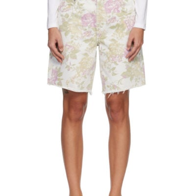 Citizens Of Humanity Off-White Ayla Denim Shorts