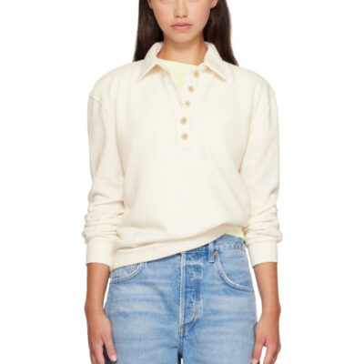 Citizens Of Humanity Off-White Vintage Polo