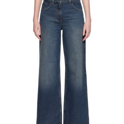 Courrèges Blue Baggy Jeans
