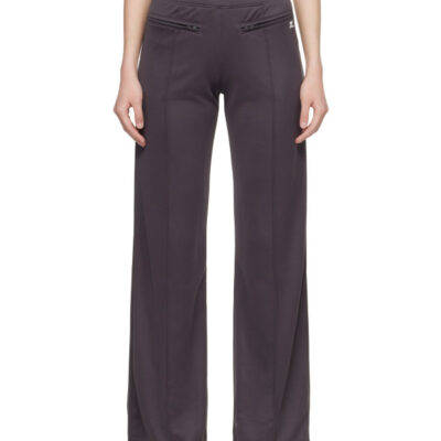 Courrèges Gray Interlock Track Pants