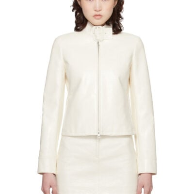 Courrèges Off-White City Vinyl Jacket