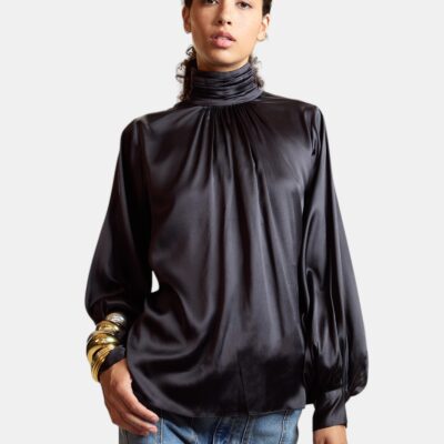 Cynthia Rowley Monroe Silk Blouse
