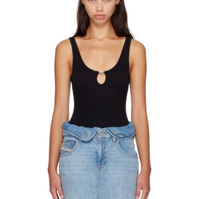Diesel Black Keyhole Bodysuit