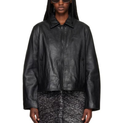 Diesel Black L-Amar-Fem-S2 Leather Jacket