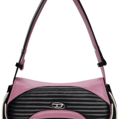Diesel Black & Pink Play Clutch Bag