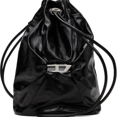 Diesel Black Scrunch-D Mono Backpack