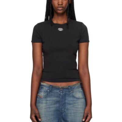 Diesel Black T-Uncutieslong-Od T-shirt