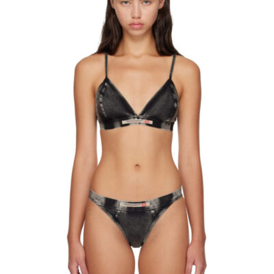 Diesel Black Triangle Bra