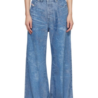 Diesel Blue 1996 D-Sire Relaxed Low Waist Jeans
