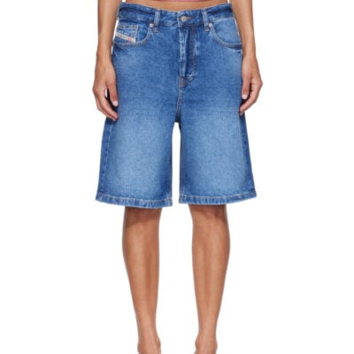 Diesel Blue De-Sire-Short Denim Shorts