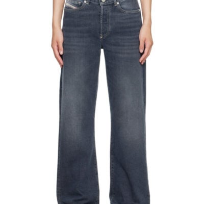 Diesel Blue High Waist 1971 D-Sent Regular Jeans