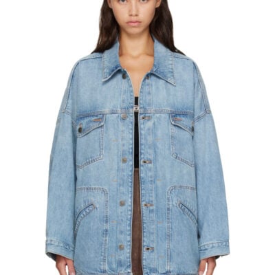 Diesel Blue Oversized Workwear Denim Jacket