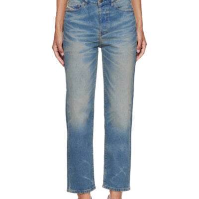 Diesel Blue Regular High Waist 1981 D-Went Jeans