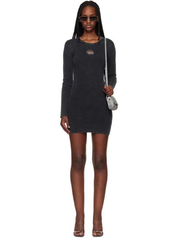 Diesel Gray M-Anchorage-LS Minidress