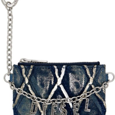 Diesel Navy Chain Card Holder